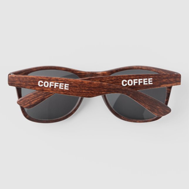 Coffee™-Sonnenbrille (Rückseite)
