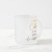 Coffee Spaß Tasse Geschenkidee für Koffeinabhängig (VorderseiteRechts)