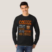 Coffee Spelled Backwards Is Eeffoc Caffeinated Co T-Shirt (Vorne ganz)