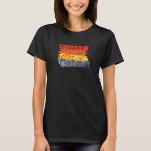 Coffee Spin Wine Repeat Fitness Cyclist Vintag Gy T-Shirt