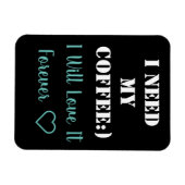 Coffee Sprichwort Magnet (Horizontal)