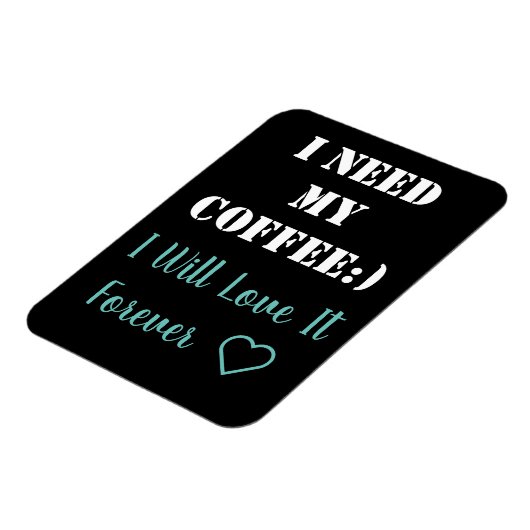 Coffee Sprichwort Magnet (Linke Seite)