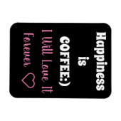 Coffee Sprichwort Magnet (Horizontal)