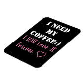 Coffee Sprichwort Magnet (Linke Seite)