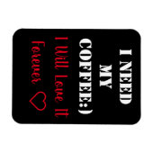 Coffee Sprichwort Magnet (Horizontal)