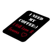 Coffee Sprichwort Magnet (Linke Seite)