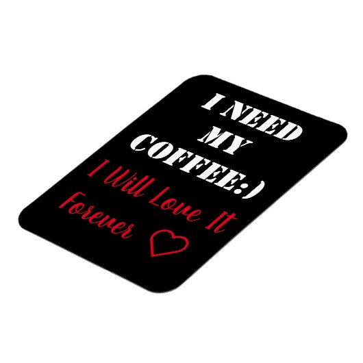 Coffee Sprichwort Magnet (Linke Seite)