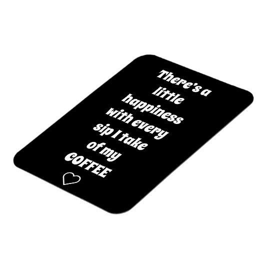Coffee Sprichwort Magnet (Linke Seite)