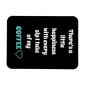 Coffee Sprichwort Magnet (Horizontal)