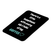 Coffee Sprichwort Magnet (Linke Seite)
