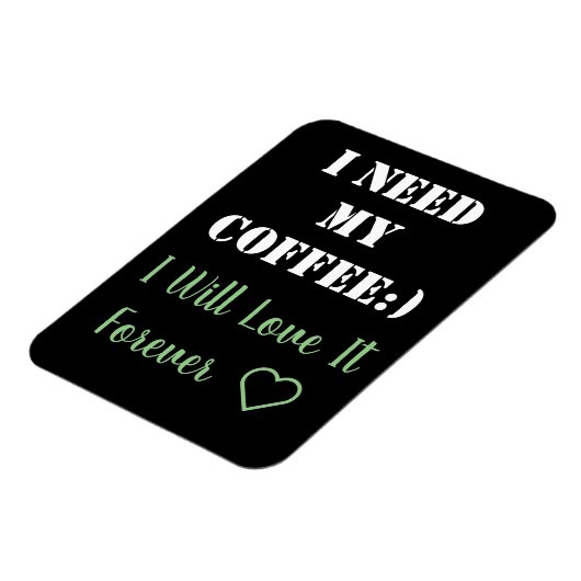 Coffee Sprichwort Magnet (Linke Seite)