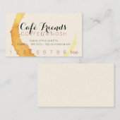Coffee Stain Gather Punch / Loyalty Card Treuekarte (Vorne/Hinten)