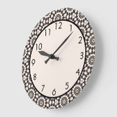 Coffee Star Große Wanduhr (Winkel)