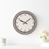 Coffee Star Große Wanduhr (Zuhause)