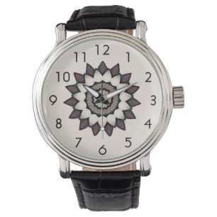 Coffee Star Kleingedrucktes Armbanduhr
