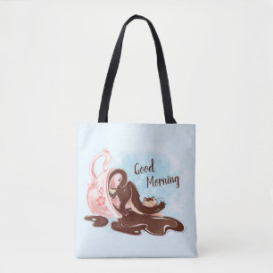 Coffee-Stretching Cat Tasche