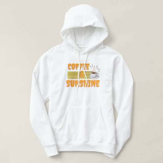 Coffee & Sunshine – Positive Morning  Hoodie (Design vorne)
