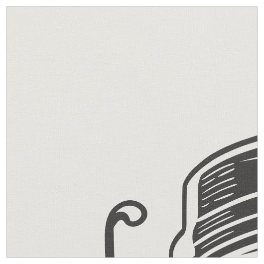 Coffee Superhero Fabric Stoff (Nahaufnahme)