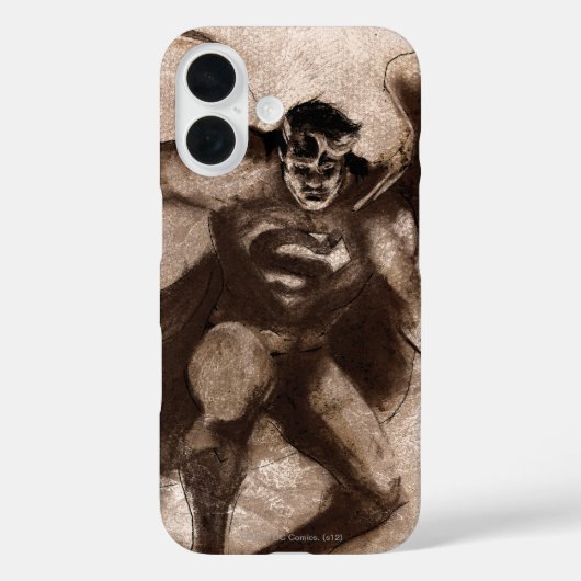 Coffee Superman Case-Mate iPhone Hülle (Rückseite)