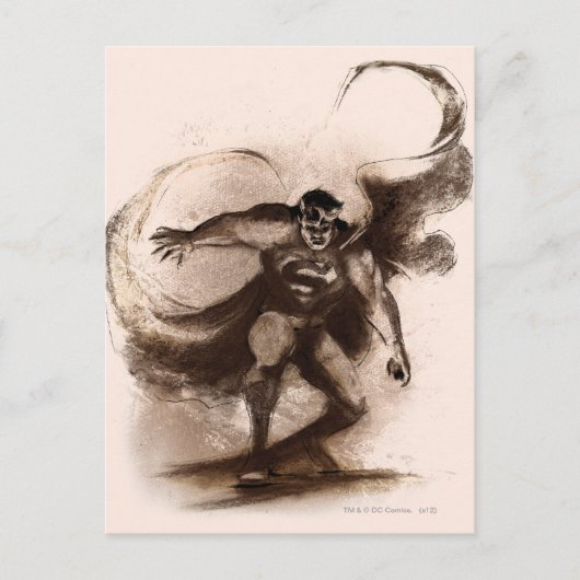 Coffee Superman Postkarte (Vorderseite)