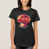 Coffee Synthwave 80s Retrowave Aesthetic 1 T-Shirt (Vorderseite)