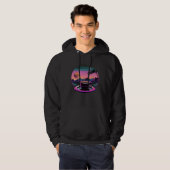 Coffee Synthwave 80s Retrowave Aesthetic Hoodie (Vorne ganz)