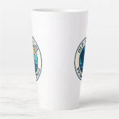 Coffee tall mug Old School Pickleball club logo Milchtasse (Vorderseite)