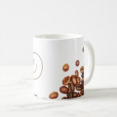 "Coffee Tasse: Comfort in a Cup" Kaffeetasse (VorderseiteRechts)
