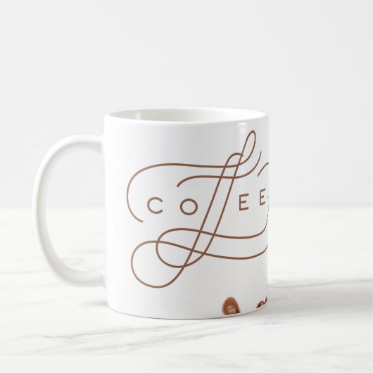 "Coffee Tasse: Comfort in a Cup" Kaffeetasse (Links)