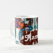 Coffee Tasse Cup für personalisierte Blume Cows (Vorderseite Links)