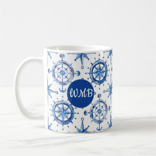 Coffee Tasse der Rose für kundenspezifische Monogr
