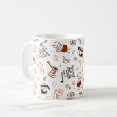 "Coffee Tasse: Ein bisschen gemütlich" Kaffeetasse (Vorderseite Links)