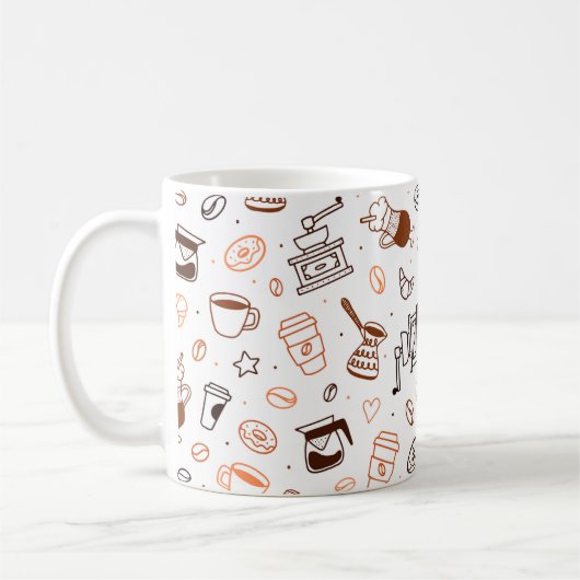 "Coffee Tasse: Ein bisschen gemütlich" Kaffeetasse (Links)