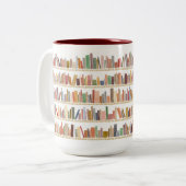Coffee Tasse für Buchliebhaber (Vorderseite Links)