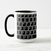 Coffee-Tasse für die PC-Tastatur Tasse (Links)
