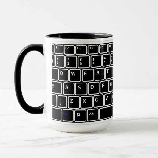 Coffee-Tasse für die PC-Tastatur Tasse (Links)