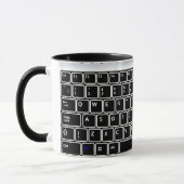 Coffee-Tasse für die PC-Tastatur Tasse (Links)