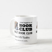 Coffee Tasse Geschenk für den individuellen Buchkl (Vorderseite Links)