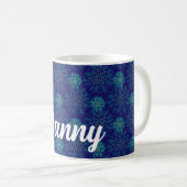 Coffee Tasse im Blumenmuster (VorderseiteRechts)