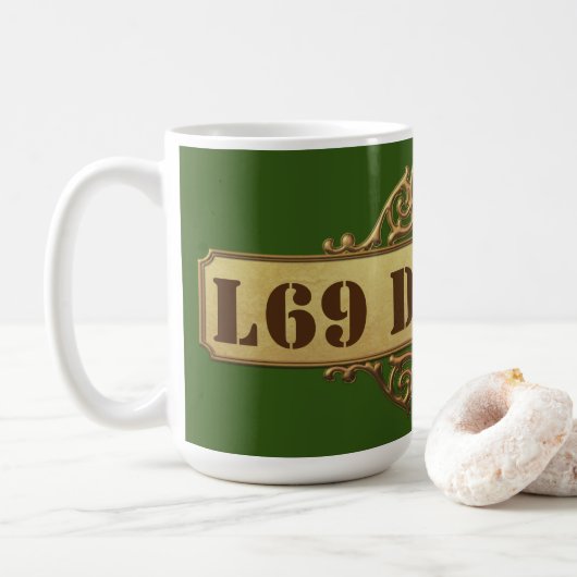 Coffee Tasse "L69 Designlogo" (Mit Donut)