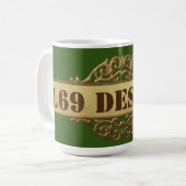 Coffee Tasse "L69 Designlogo" (Vorderseite Links)