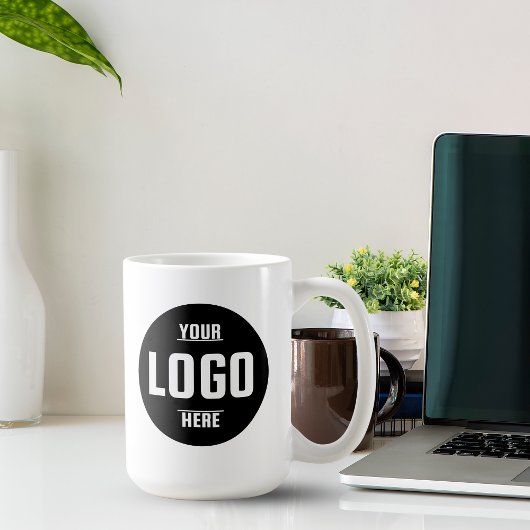 Coffee-Tasse mit dem Logo "Custom Business" - Perf Kaffeetasse