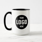 Coffee-Tasse mit dem Logo "Custom Business" - Perf Tasse (Links)