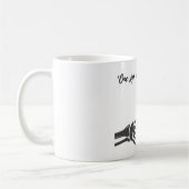 "Coffee Tasse: Sip and Smile" Kaffeetasse (Links)
