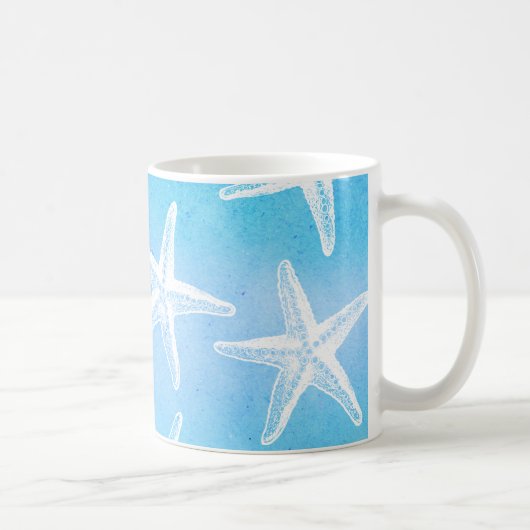 Coffee Tasse - Starfish Türkis (Rechts)