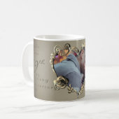 Coffee Tasse zum 8. Hochzeitstag (Vorderseite Links)