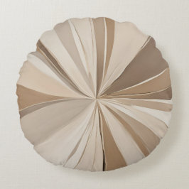 Coffee Taupe AI Art Rundes Kissen