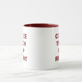 Coffee, Teach, Nap, Repeat Motivational Combo Mug Tasse (Zentrum)