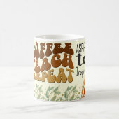 "COFFEE TEACH REPEAT" "ASPIRE to Inspire" Kaffeetasse (Mittel)