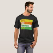 Coffee Teach Shenanigans Repeat St Patrick s day T T-Shirt (Vorne ganz)
